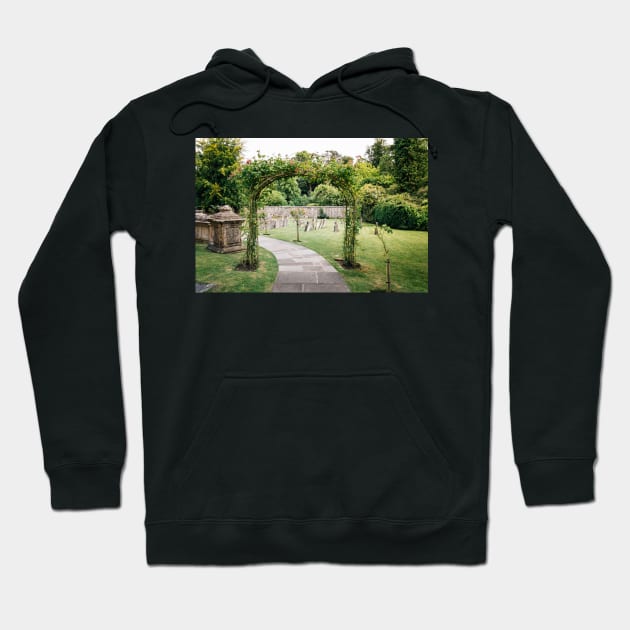 Churchyard in Bibury, The Cotswolds Hoodie by JJFarquitectos